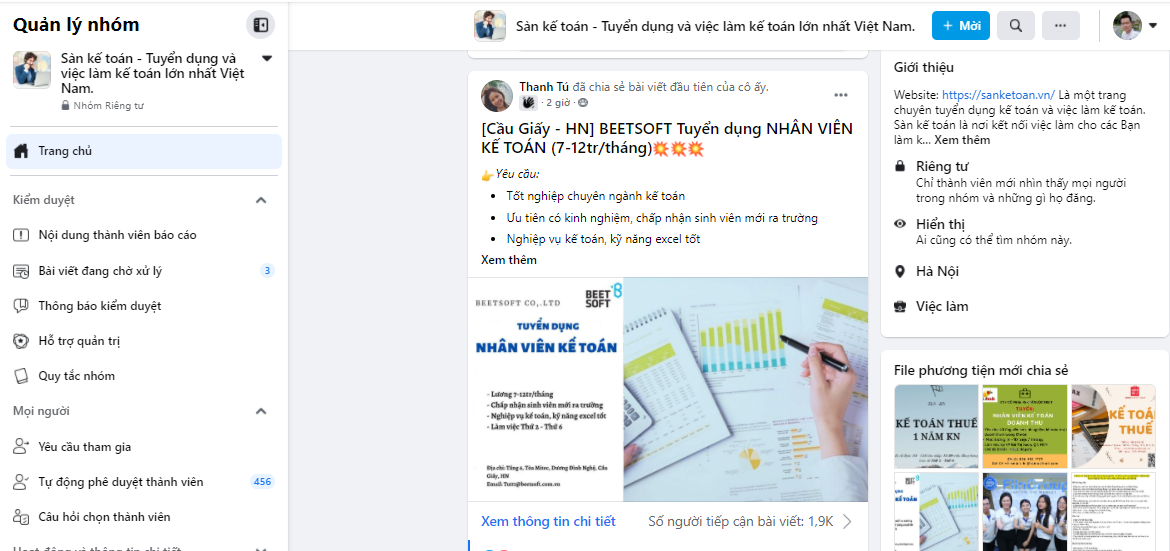 Cách đăng tin tuyển dụng hiệu quả trên các Group Facebook