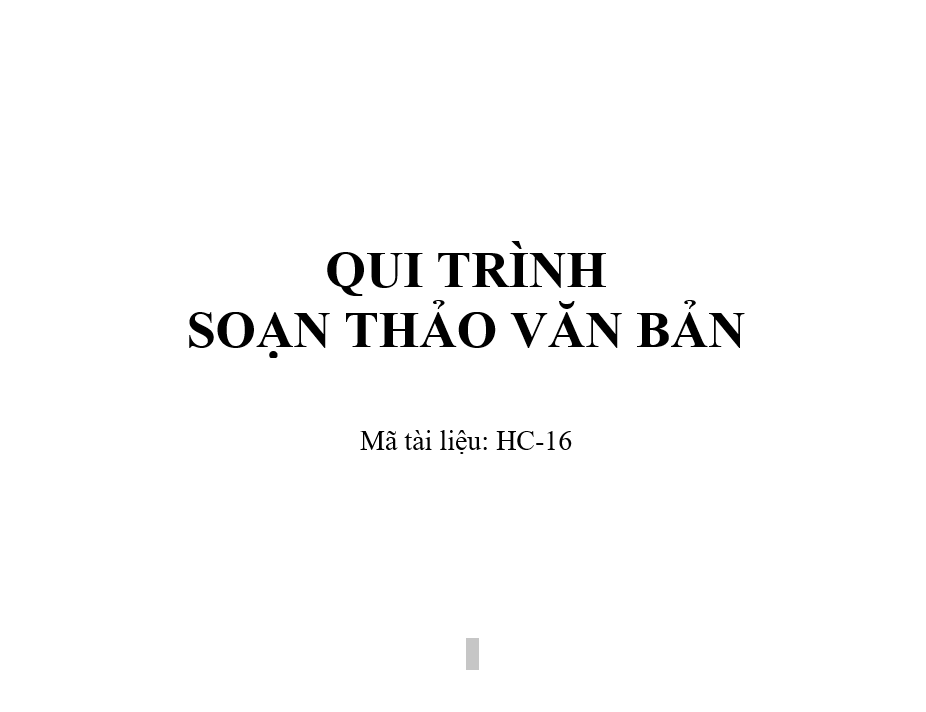 Quy định soạn thảo văn bản - Hướng dẫn biên soạn tài liệu