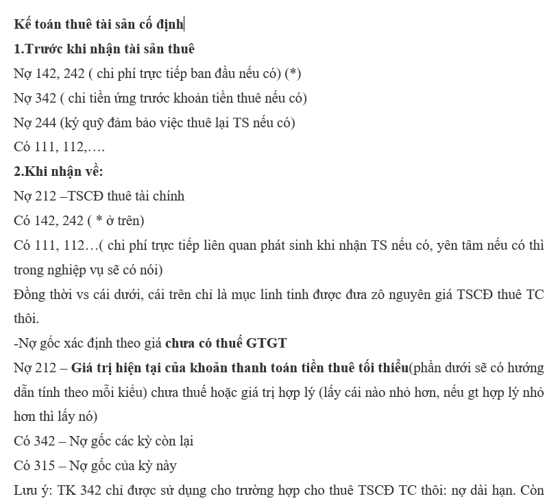 Phân tích đặc thù kế toán trong loại hình doanh nghiệp thuê tài sản cố định