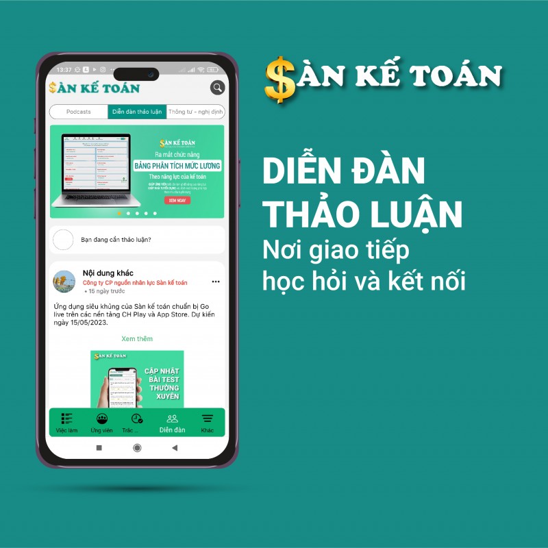 Tính năng Diễn đàn thảo luận - Nơi giao tiếp, học hỏi và kết nối trong ứng dụng Sanketoan